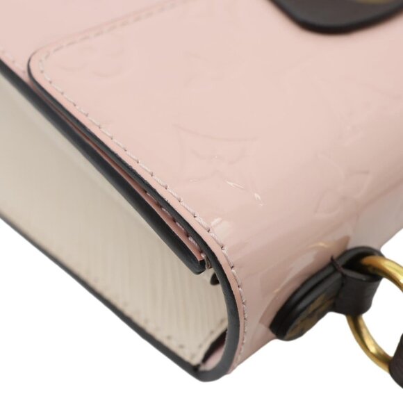 Louis Vuitton Spring Street Monogram Vernis Leather Shoulder Bag Rose Ballerine - Picture 5 of 12